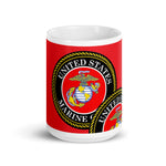 Marine Corps Red glossy mug