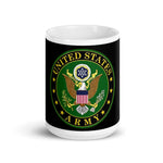 Army Black glossy mug