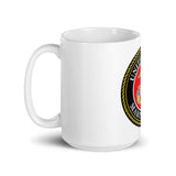 Marine Corps White glossy mug