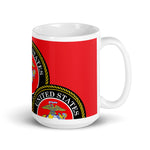 Marine Corps Red glossy mug